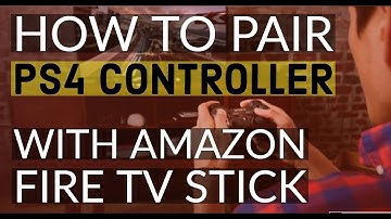 How to Connect PS4 Controller to Amazon Fire Tv Stick - 100% WORKING - EASIEST METHOD