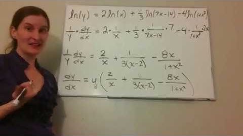 Calculus 1   Derivatives of Logarithmic, Exponential, and Inverse Trigonometric Functions