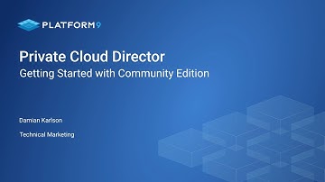 Private Cloud Director: Getting Started with Community Edition