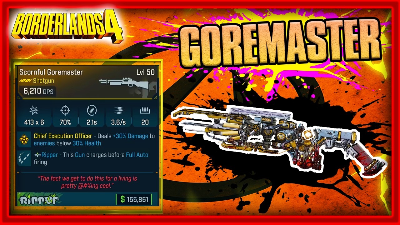 Borderlands 4 | Руководство по легендарному оружию Goremaster (ВОЗМОЖНЫЙ УБИЙЦА БОССОВ)