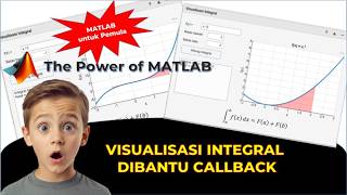 The Power of MATLAB. "VISUALISASI INTEGRAL DIBANTU CALLBACK”.(Listing program ada di Deskripsi).
