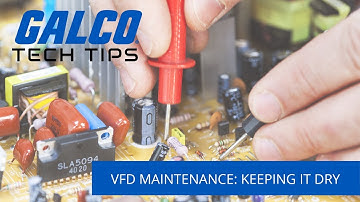 How to maintain a VFD: Keeping it Dry - A Galco TV Tech Tip | Galco