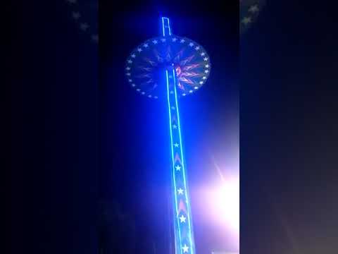 Lunapark'ta akıl almaz kaza: Kule asansör yere çakıldı #shorts