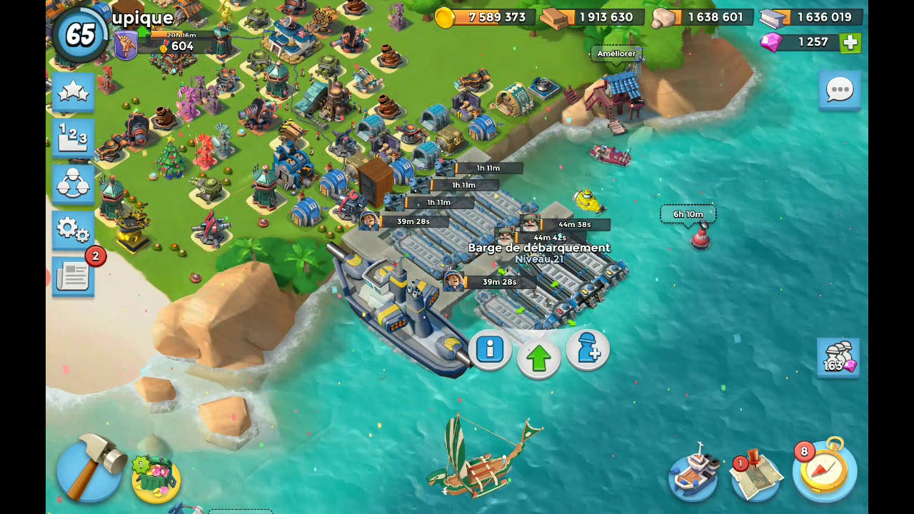 Usine de guerre boom beach - YouTube