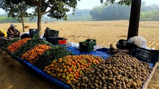 Winter Live Village Market | Raw Beauty of Bangladeshi Village Market | Famous Faugan Bazar