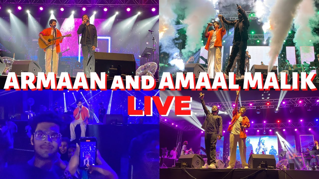 Armaan and Amaal Malik LIVE Performance  Full Concert