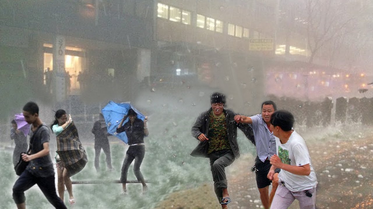 The Tokyo Olympics are on the verge of collapse! The strongest hurricane and hail storm hit Japan!