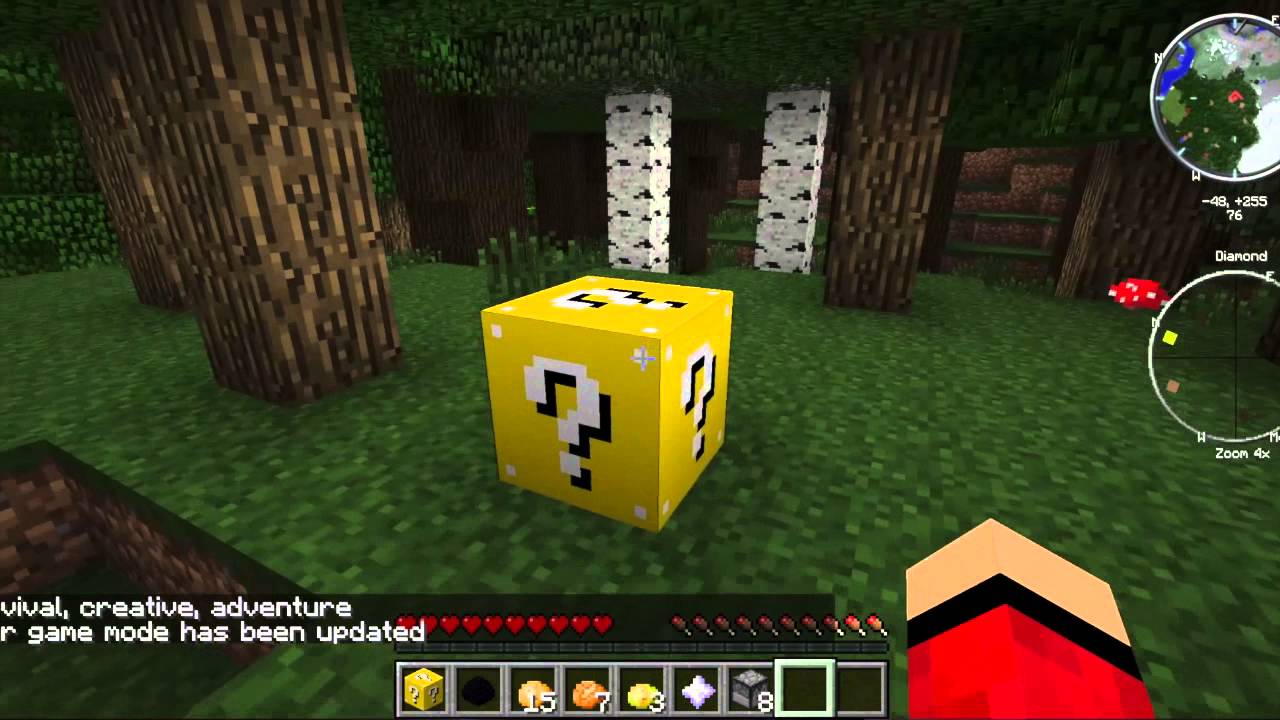 Minecraft Mod Showcase Lucky Block Mod - YouTube