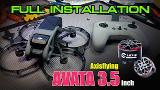 DJI AVATA UPGRADE AXIS C35 - fully transformed the Avata! A new carbon frame! | FPV Thailand, Phuket