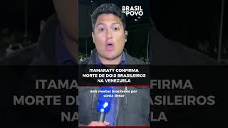 Itamaraty confirms deaths of two Brazilians following the earthquake in Venezuela