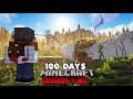 I Survived 100 Days in a Plane Crash in Hardcore Minecraft (Hindi) 