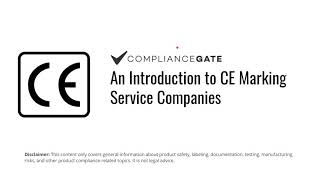 An Introduction to CE Marking Service Companies