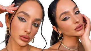 EASY WING LINER TUTORIAL &amp; GLOWING SKIN | ASH K HOLM