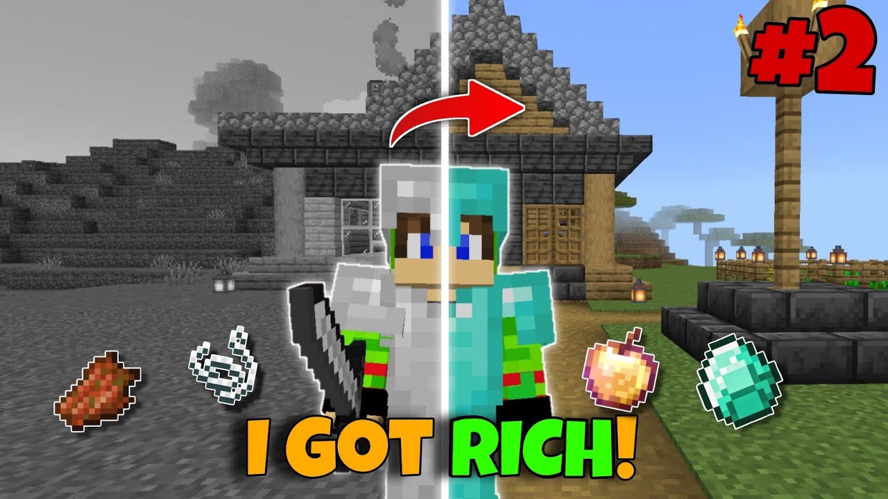 I Became PRO From NOOB in Minecraft 🔥 || Survival Series Ep 2 || In ...