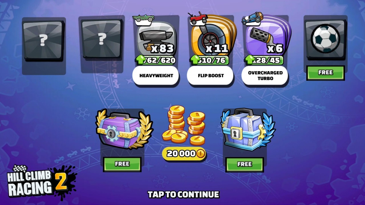 Сундук удачи!! Гонки по подъему на холм 2