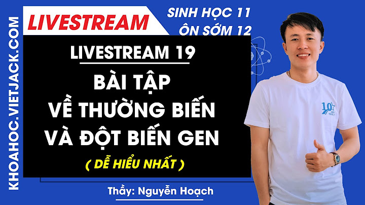 So sánh đột biến và thường biến cho ví dụ