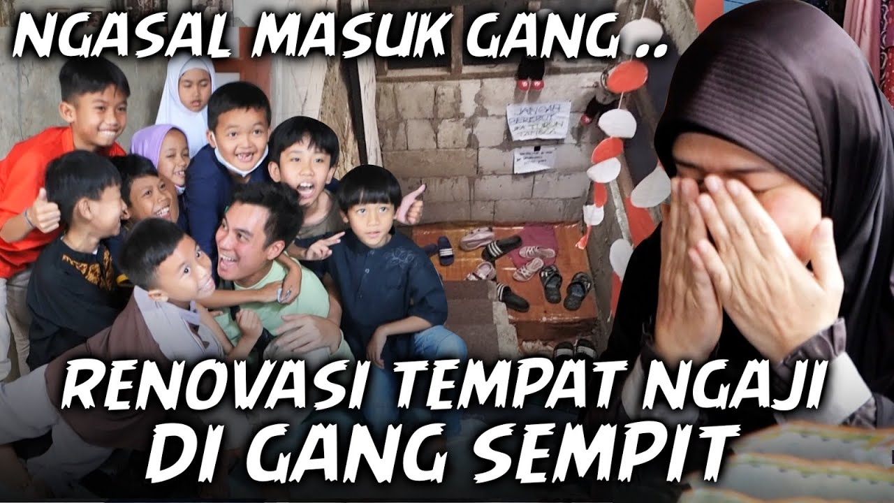 GA NYANGKA, DIBALIK RERUNTUHAN BANGUNAN ,BANYAK ANAK2 YG BELAJAR NGAJI