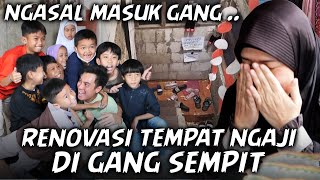 GA NYANGKA, DIBALIK RERUNTUHAN BANGUNAN ,BANYAK ANAK2 YG BELAJAR NGAJI