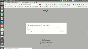 Portis based Authentication with AvionDB