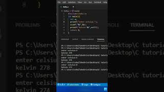 convert the celsius to Kelvin in C language