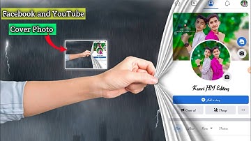 Stylish Facebook cover photo editing kaise karen || How to make Facebook cover photo || PicsArt 2022