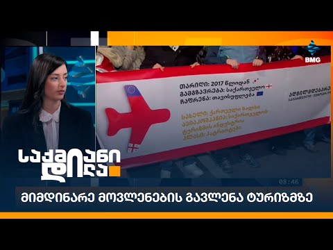 მიმდინარე მოვლენების გავლენა ტურიზმზე