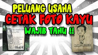 Peluang usaha⁉Cara cetak photo ke kayu | Photo Transfer to Wood screenshot 4