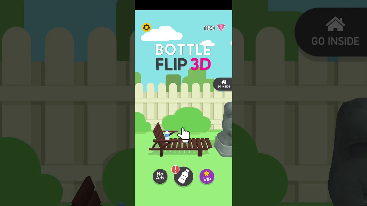 Bottle flip 3D gameplay
