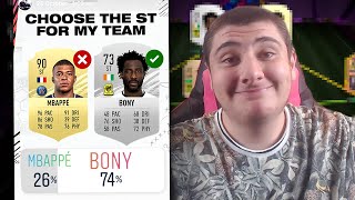 Letting Instagram CONTROL My FUT Champs team in FIFA 21