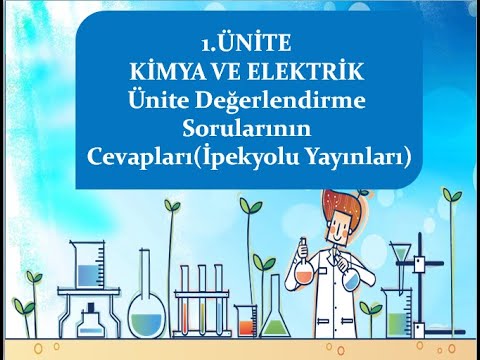 12.Sınıf Kimya MEB Ölçme Değerlendirme Soruları Cevapları-1(Kimya ve Elektrk)İpekyolu Yayınları-YENİ