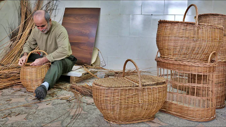 How To Weave Willow Picnic Basket | Basket Weaving Techniques