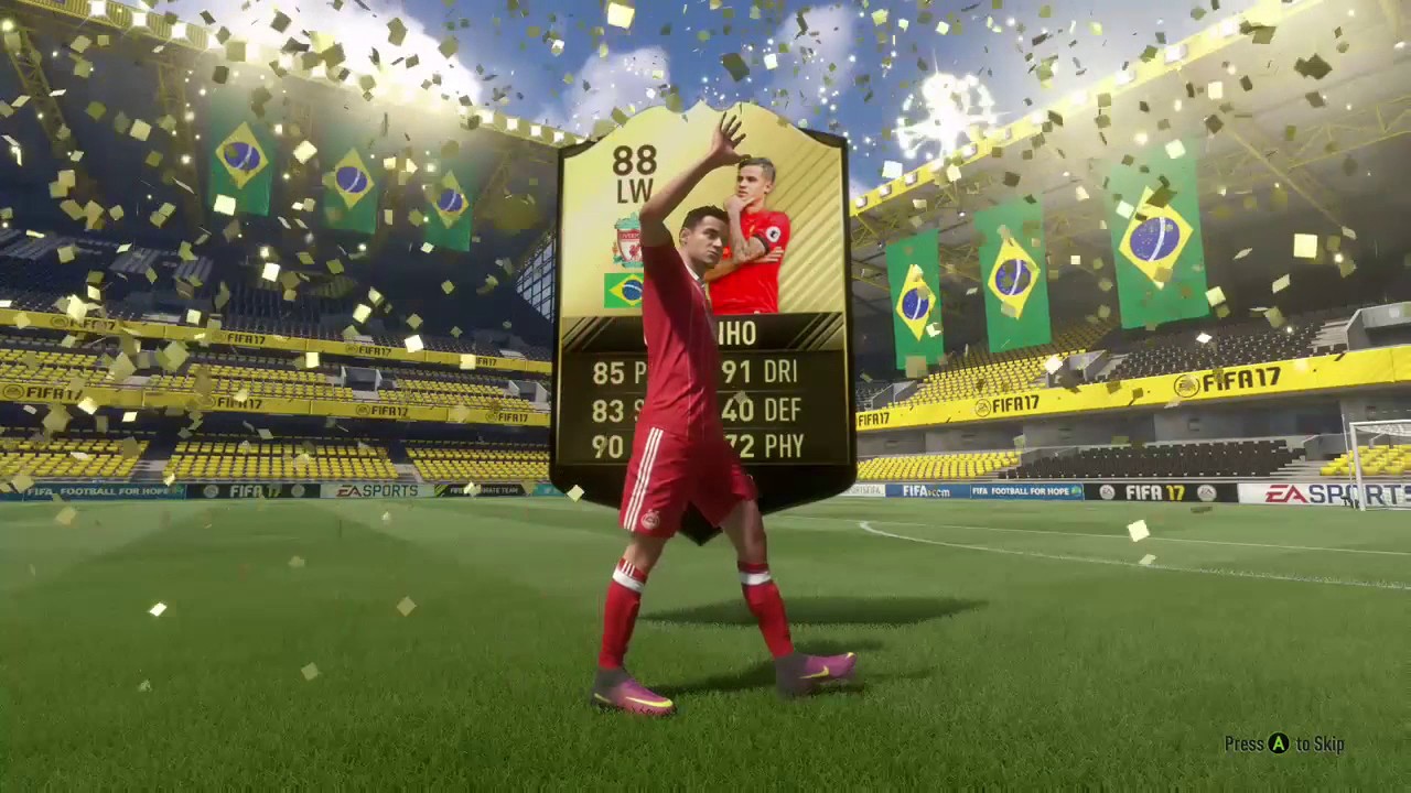 SIF Coutinho In a TOTW Pack!