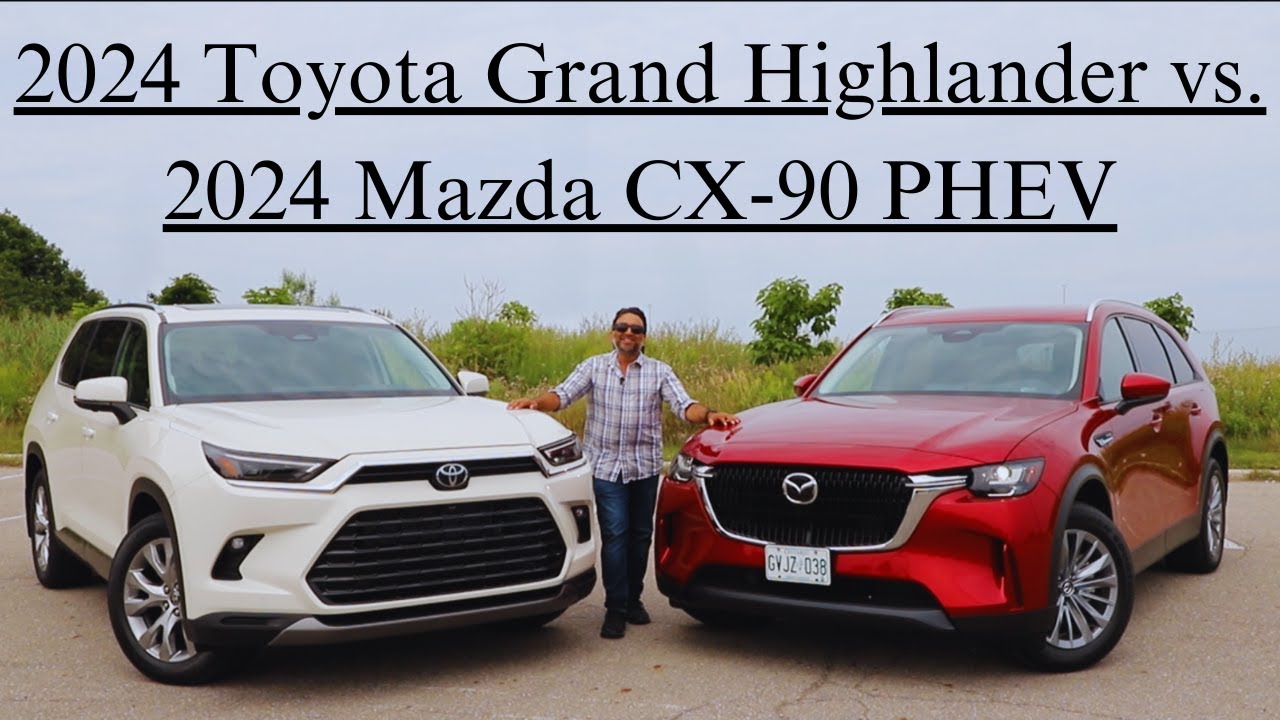 2024 Mazda CX-90 vs. 2024 Toyota Grand Highlander - Three-Row Rivals ...
