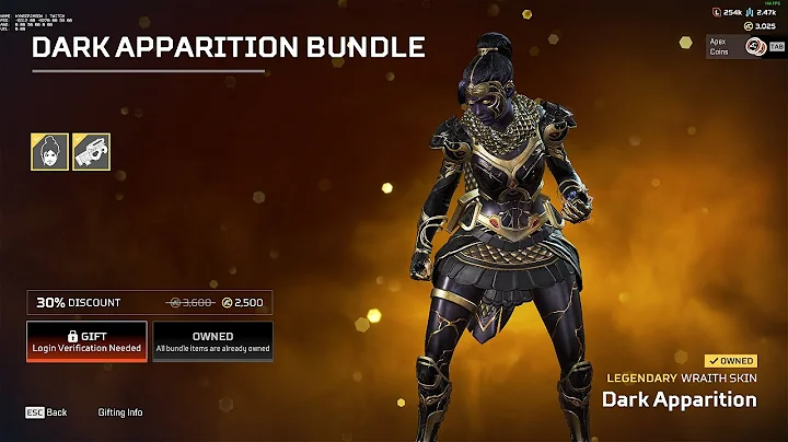 The NEW Wraith Skin DARK APPARITION BUFFS MOVEMENT on Controller (4K DAMAGE & 20 BOMB)