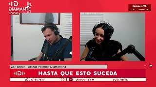 Joven artista da sus primeros pasos brindando talleres de artes visuales en Diamante