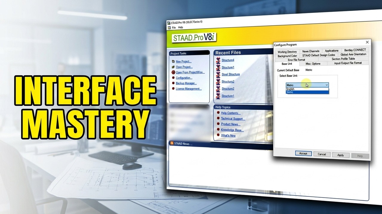 Statpro Interface STAAD PRO INTERFACE (GUI) FOR BEGINNERS {हिंदी में} - YouTube