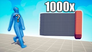 1000x OVERPOWERED BLOWDART vs UNITS - TABS | Totally Accurate Battle Simulator 2024