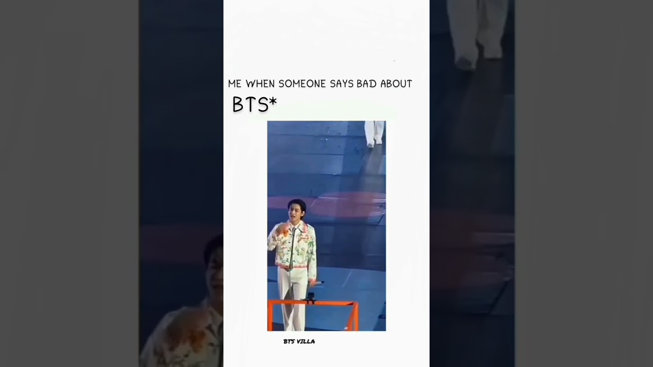 when anyone says bad about BTS 🤓
