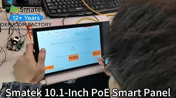 10.1" wall Android PoE RS485 RJ45 Ethernet smart touch screen panel tablet showcase - China factory