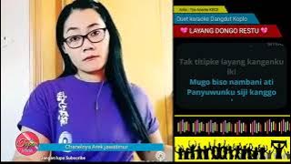 LAYANG DONGO RESTU |Silahkan Duet karaoke dangdut koplo bersama Neng Tya Ananta.