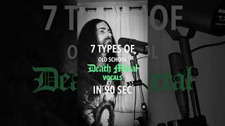 Download Lagu 7 Old School Death Metal Vocal Styles in 90 Seconds