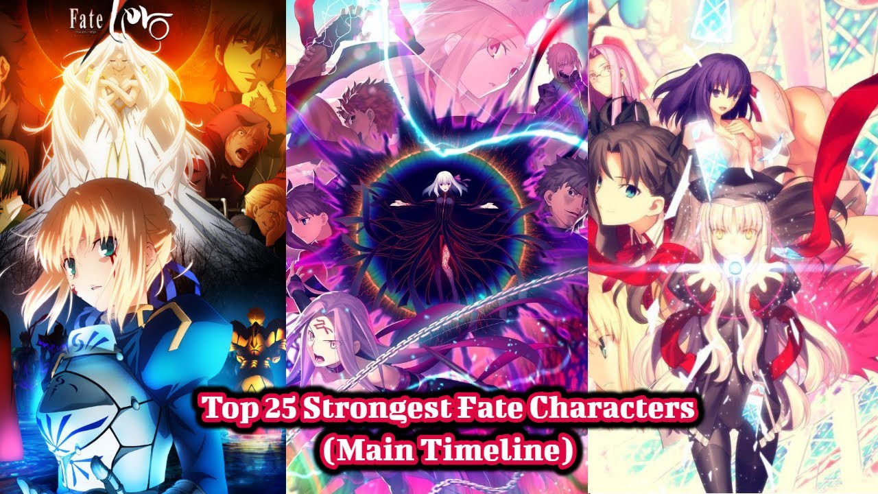 Top 25 Strongest Fate Series Characters [Fate/Stay Night, Fate/Hollow  Ataraxia & Fate/Zero] 