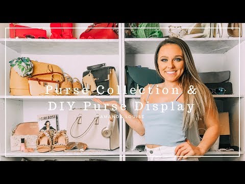 Purse Collection & DIY Purse Display ll Amanda Louise 