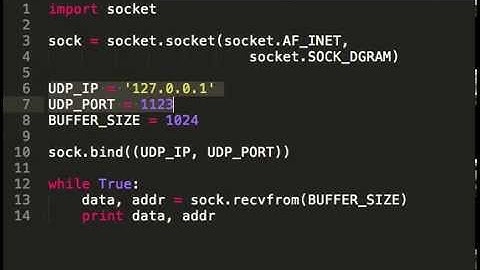 sockets - UDP