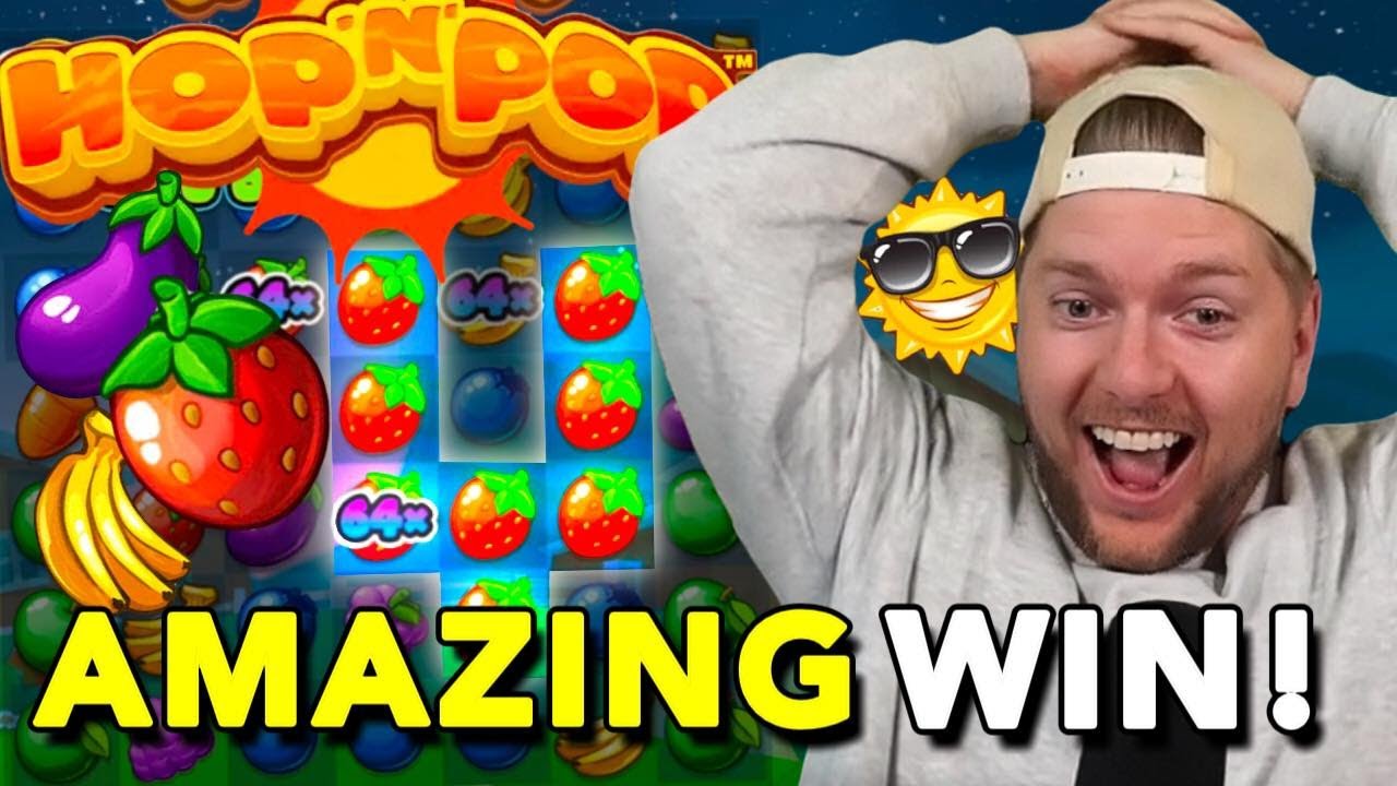 ☀️ HOP N POP | 😎  AMAZING WIN |👉  HACKSAW GAMING