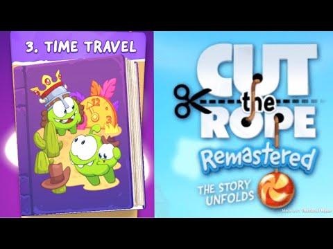 Cut the Rope Remastered - Superhero Postcards Update (Nibble Nom