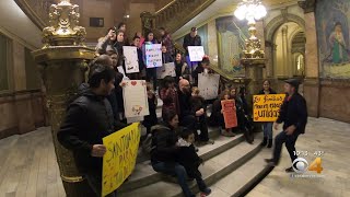 Activists March To State Capitol As Part Of 'Posada' Tradition