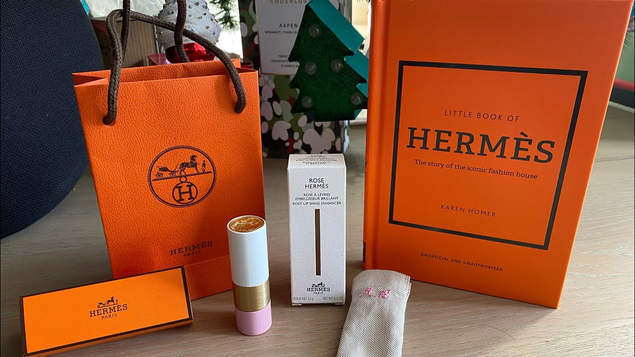 HERMES MAKE UP ROSE CONFETTI LIP ENHANCER LIP BALM BEAUTY