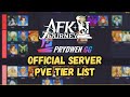 Prydwens ultimate pve tier list review v1113afk journey