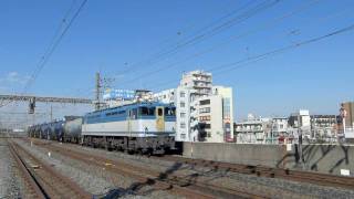 8472レ (カラシ) EF65-1127号機 牽引貨物 南流山通過 2010.12.9